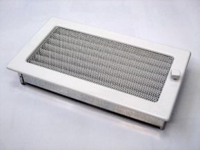Решетка Kratki 17x30 белая с жалюзи 30BX (Смена экспозиции)